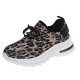 Ladies Mesh Air Cushion Leopard Sneakers